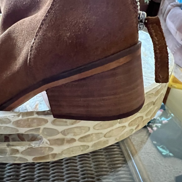 Steve Madden Cognac Sueded Leather Boots - Picture 5 of 5